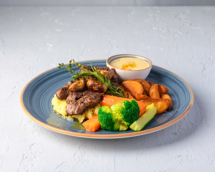 Signature Mushroom Steak at Cafe Rouge